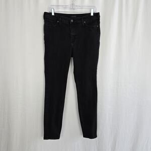 Silver Jeans High Note Skinny Women's 33 Black